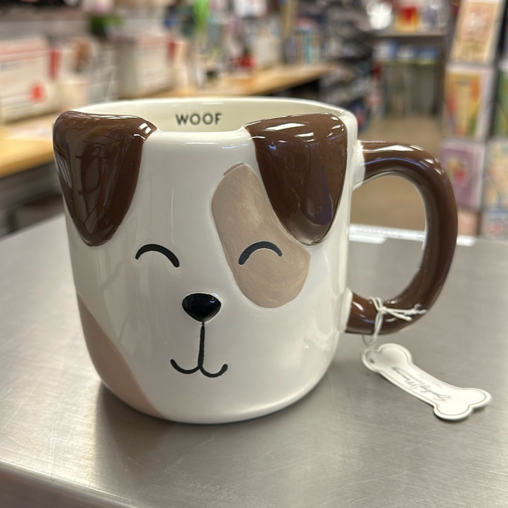 Sunday Morning ceramic Dog Mug